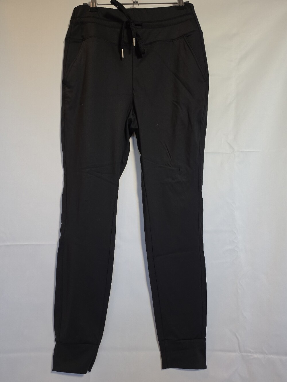 HALARA Black Women's Track Joggers with Drawstring Size M Petite